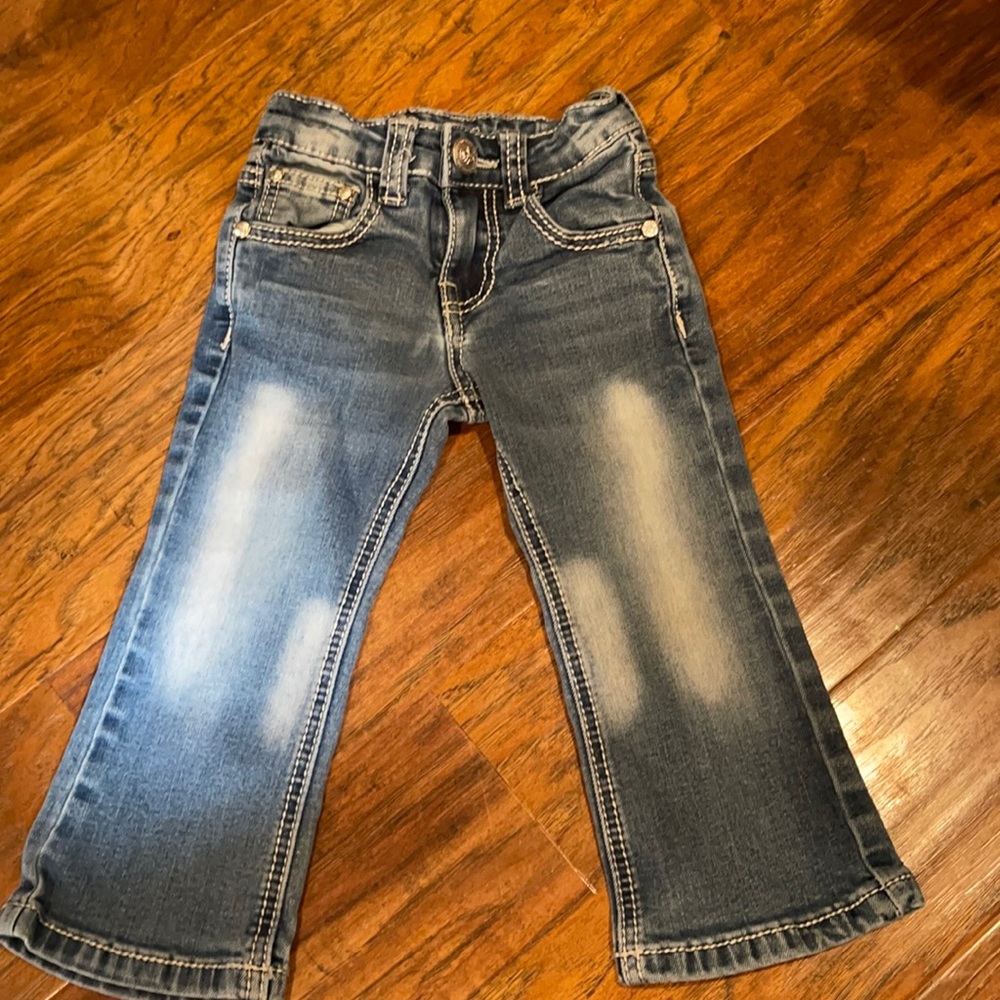 Toddler adjustable waist jeans